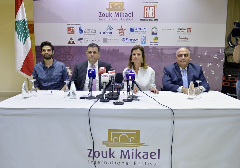 المؤتمر الصحافي للجنة مهرجانات زوق مكايل الدولية للأعلان عن المهرجان الصيفي لهذا العام 2018